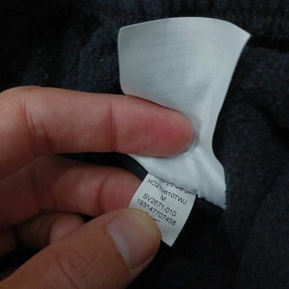 Nike Pants Mens Medium Black Pockets Cotton Blend Activewear Casual A3